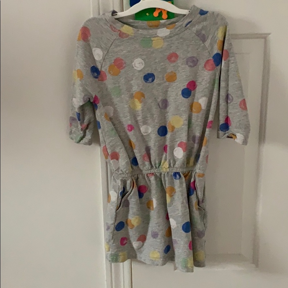 Gymboree small 5/6 dot dress never worn